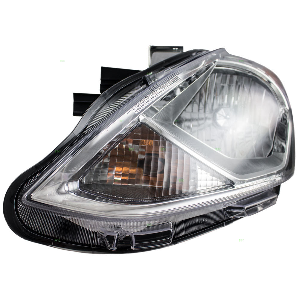 Brock Replacement Pair Set Combination Headlamps Headlights Compatible with 2015-2019 Versa Sedan 26060-9KK0A 26010-9KK0A