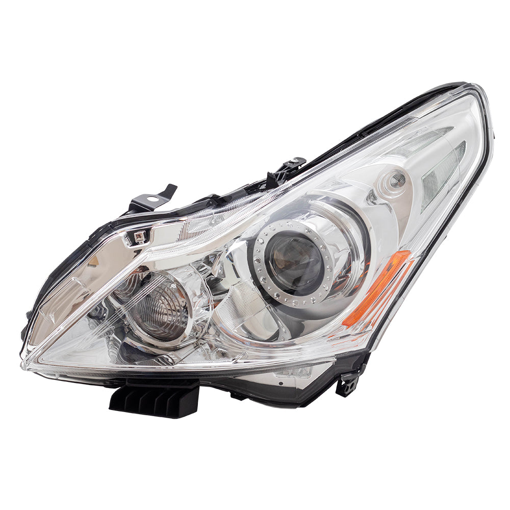 Brock HID Headlight for Infiniti G37 Sedan G25 Q40 Driver Clear Lens Lamp 260601NM0C