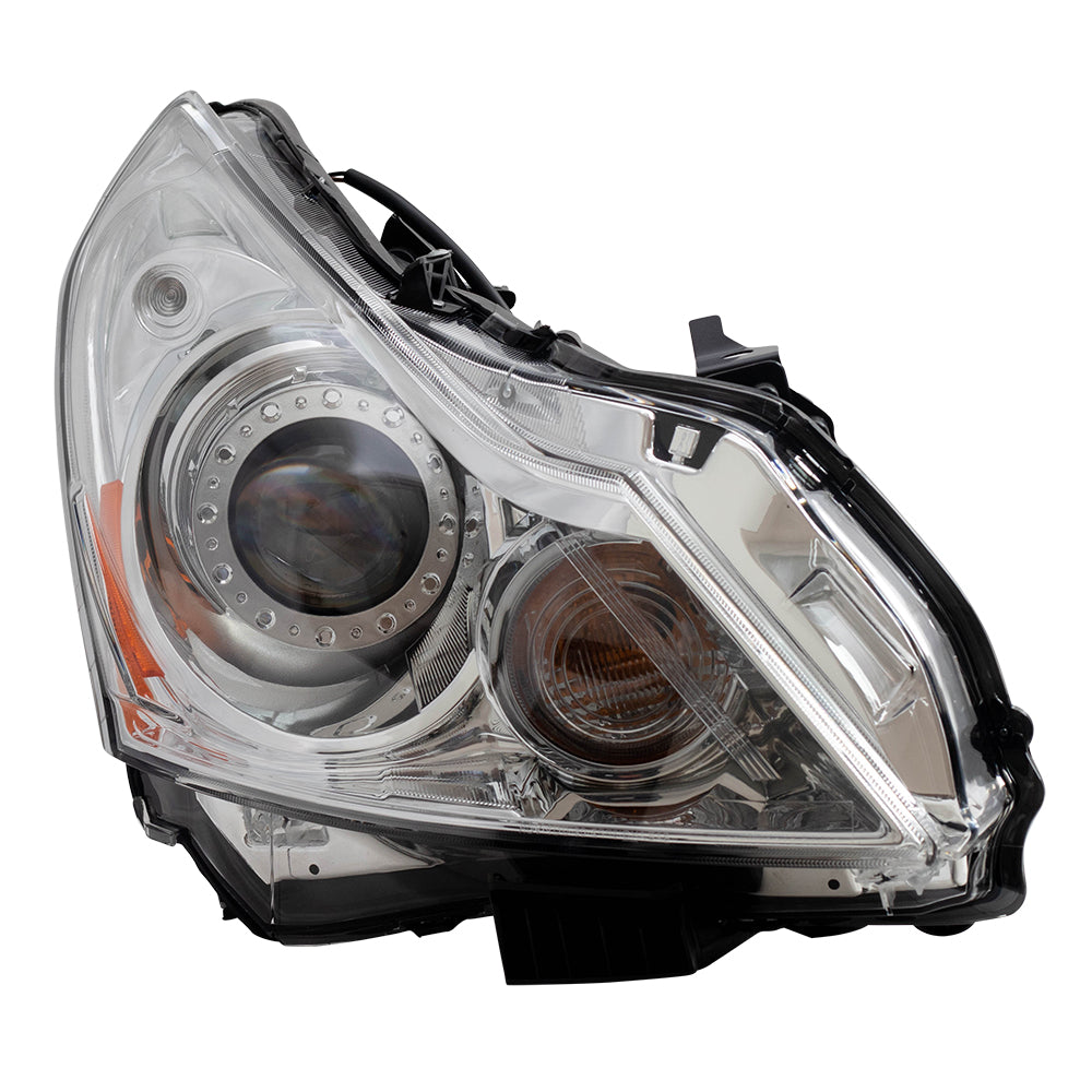 Brock HID Headlight for Infiniti G37 Sedan G25 Q40 Passenger Clear Lens 260101NM0C