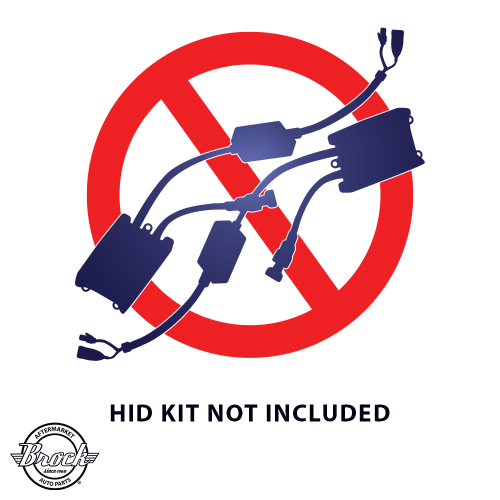 Brock HID Headlight for Infiniti G37 Sedan G25 Q40 Passenger Clear Lens 260101NM0C