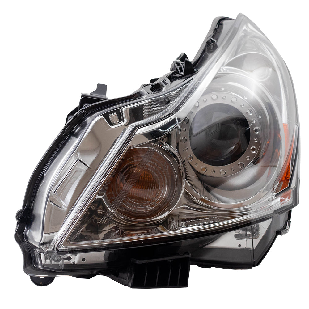 Brock HID Headlight for Infiniti G37 Sedan G25 Q40 Driver Smoked Lens Lamp 260601NM1D