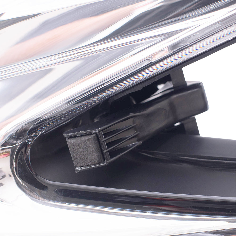 Brock Replacement Driver's Halogen Combination Headlight Compatible with 2017 Murano 26060-5AA9C