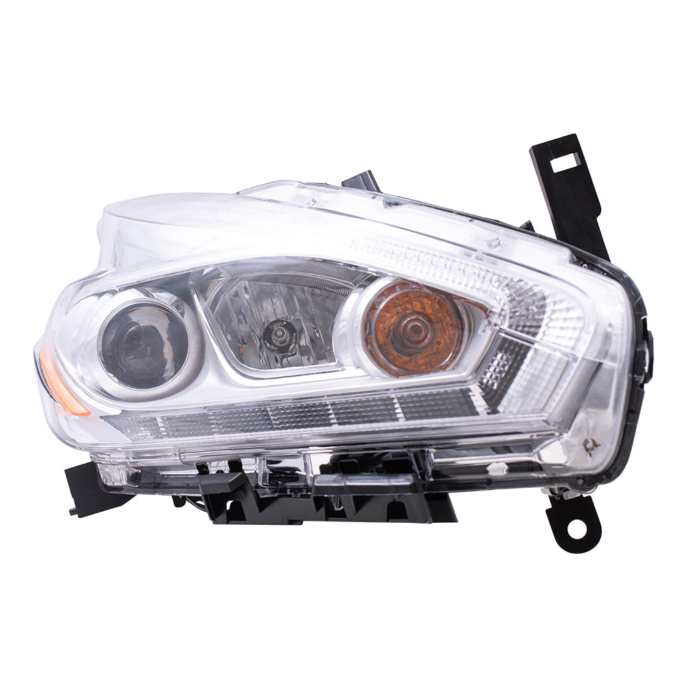 Brock Replacement Passenger's Halogen Headlight Compatible with 2017 Murano 26010-5AA9C