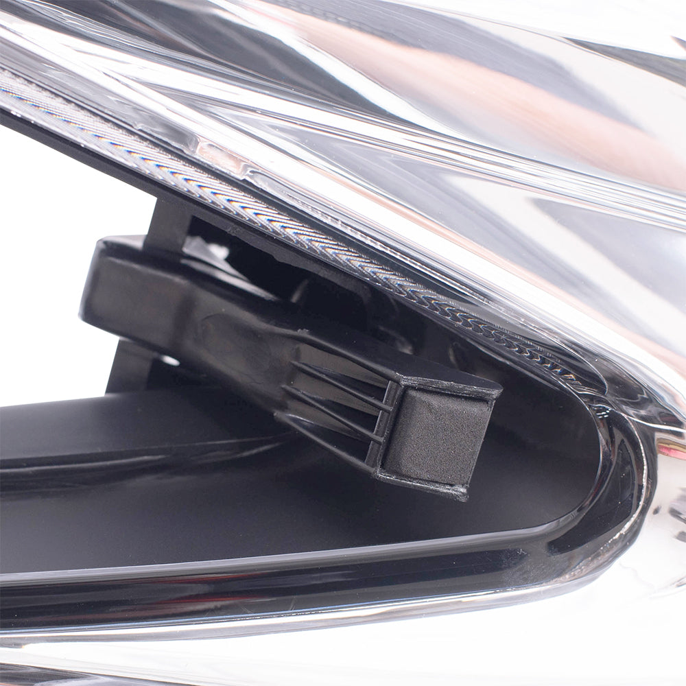 Brock Replacement Passenger's Halogen Headlight Compatible with 2017 Murano 26010-5AA9C