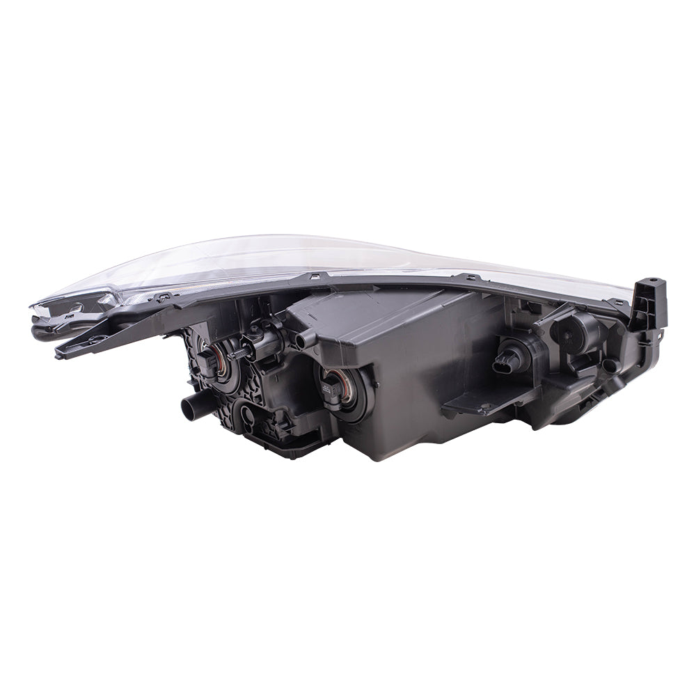 Brock Replacement Driver Side Halogen Combination Headlight Assembly Compatible with 2018-2020 Kicks S/SV