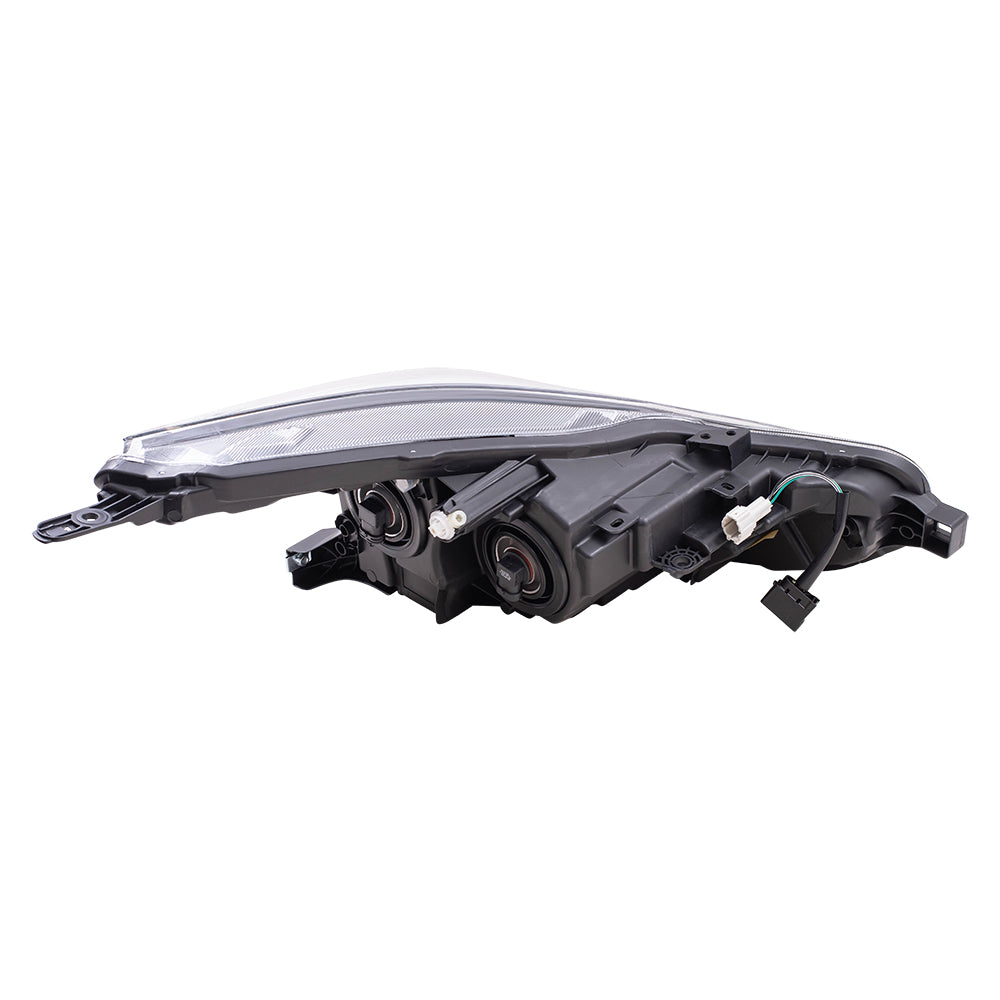 Brock Replacement Driver Side Halogen Combination Headlight Assembly Compatible with 2020 Versa