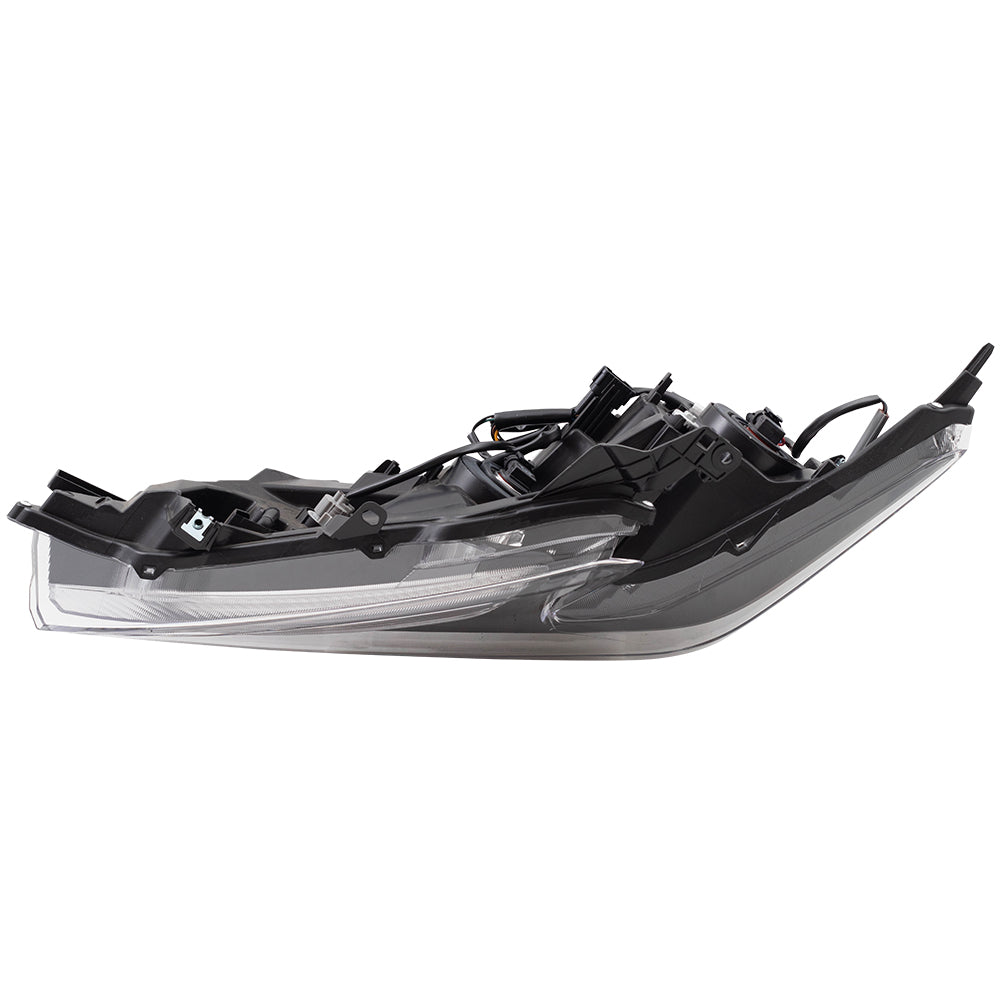 Brock Replacement Headlight Assembly Halogen Headlamp Driver Compatible with 2016-2018 Maxima S SV SL 260604RF0B 26060-4RF0B