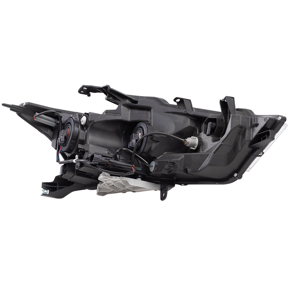 Brock Replacement Headlight Assembly Halogen Headlamp Driver Compatible with 2016-2018 Maxima S SV SL 260604RF0B 26060-4RF0B