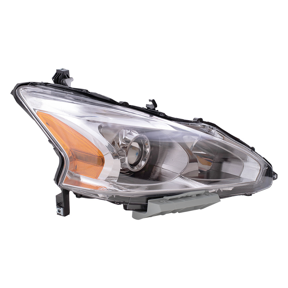 Passengers Halogen Headlight Assembly for 13-14 Nissan Altima