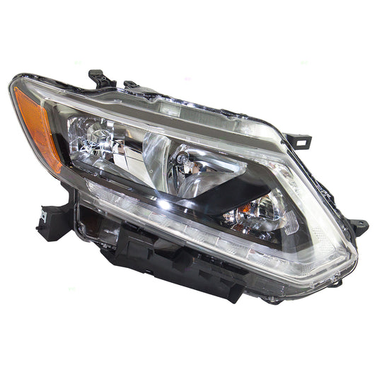 Passengers Halogen Headlight Headlamp Assembly for 14-16 Nissan Rogue 260104BA2A