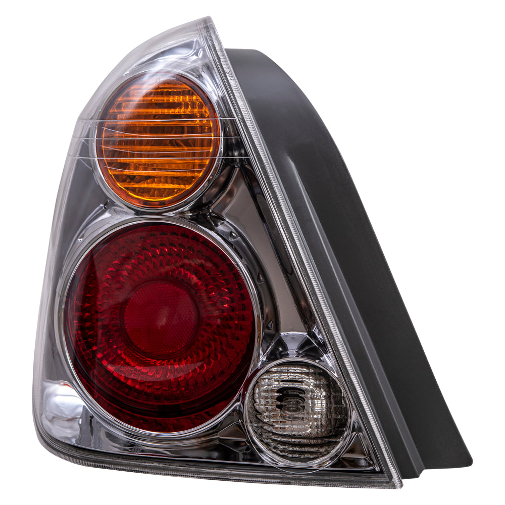 Brock Replacement Drivers Taillight Tail Lamp Compatible with 02-04 Altima 6555-8J025