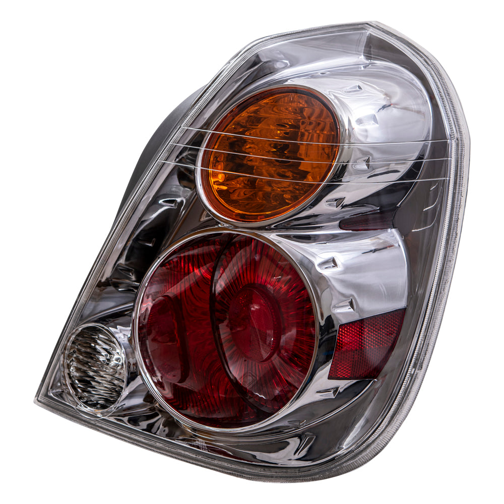 Brock Replacement Driver and Passenger Taillights Tail Lamps Compatible with 02-04 Altima 26555-8J025 26550-8J025