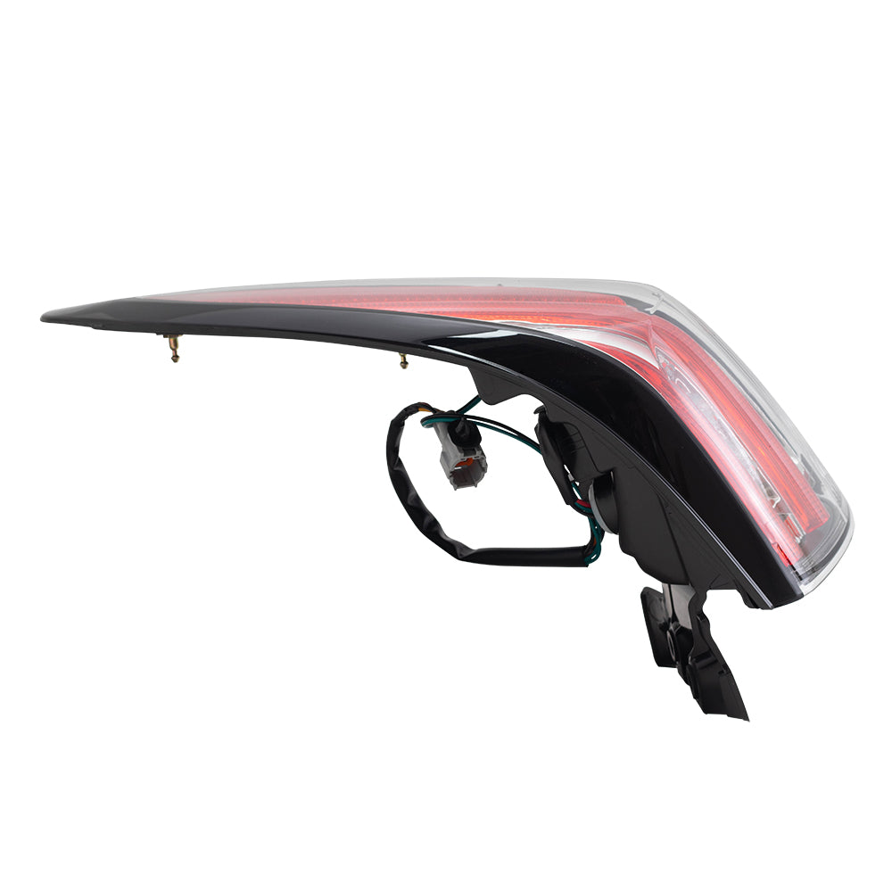 Brock Replacement Driver Tail Light Compatible with 2015-2018 Murano