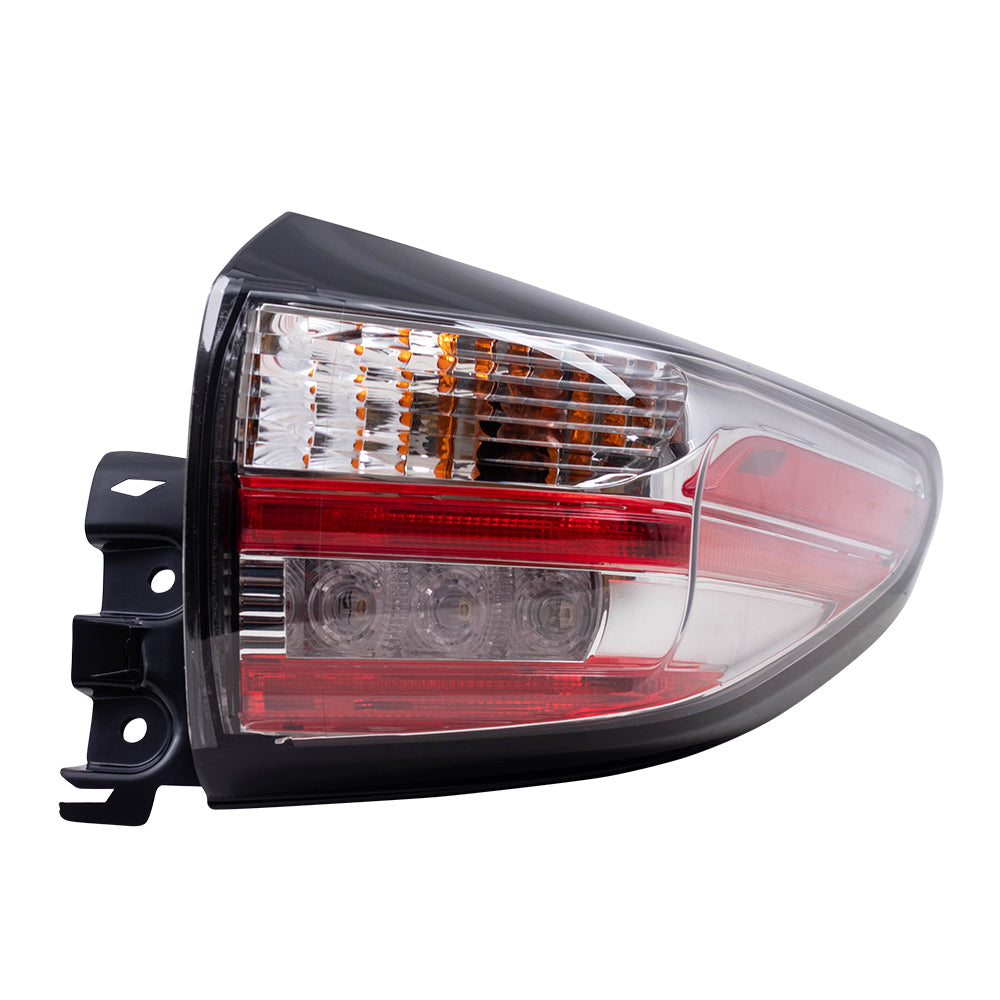 Brock Replacement Passenger Tail Light Compatible with 2015-2018 Murano
