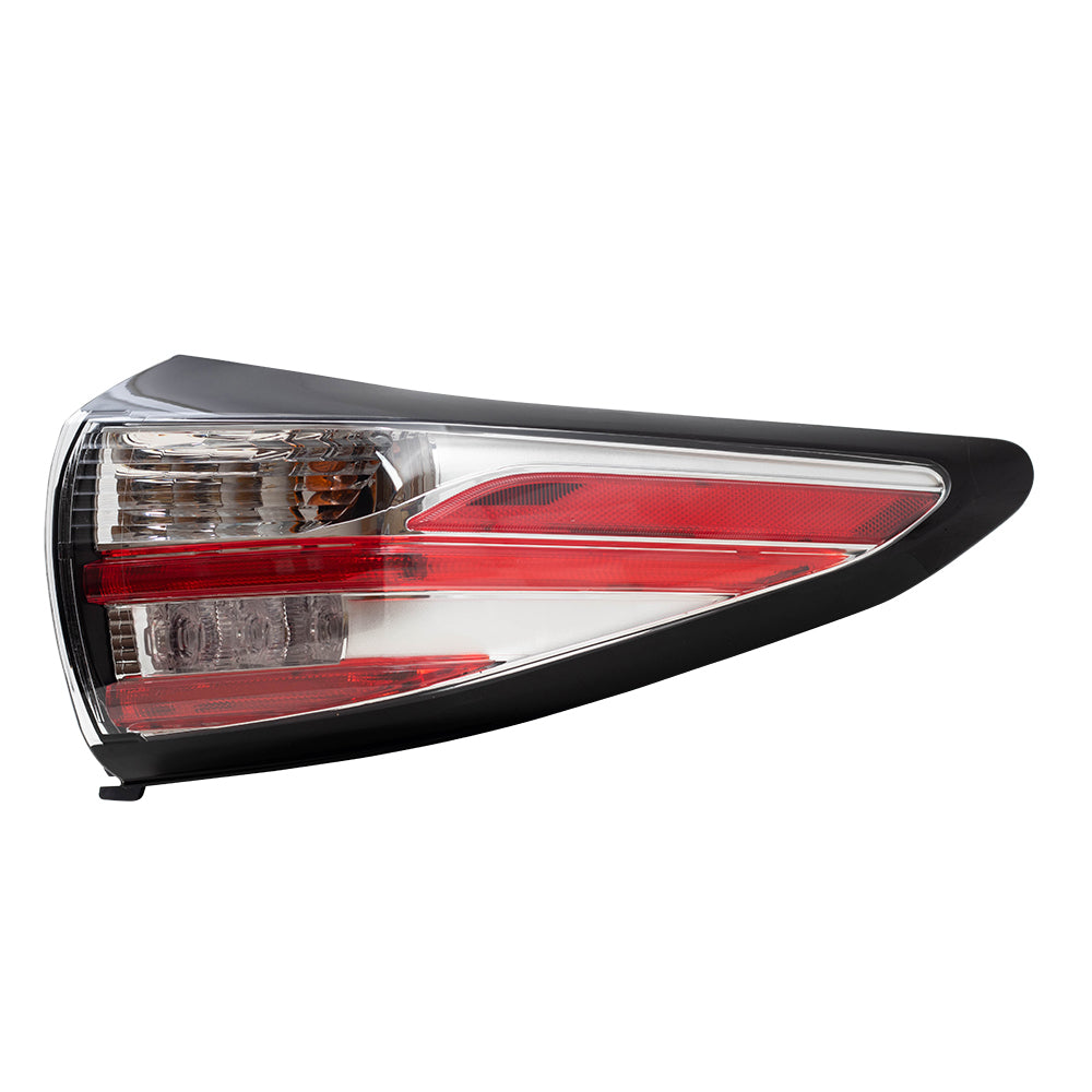 Brock Replacement Passenger Tail Light Compatible with 2015-2018 Murano