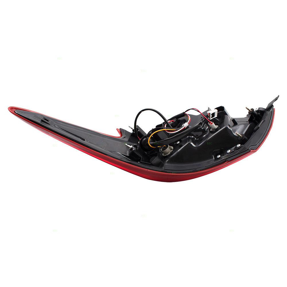 Brock Replacement Pair Set Taillights Tail Lamps Quarter Panel Mounted Compatible with 16-17 Altima Sedan 265559HS0A 265509HS0A