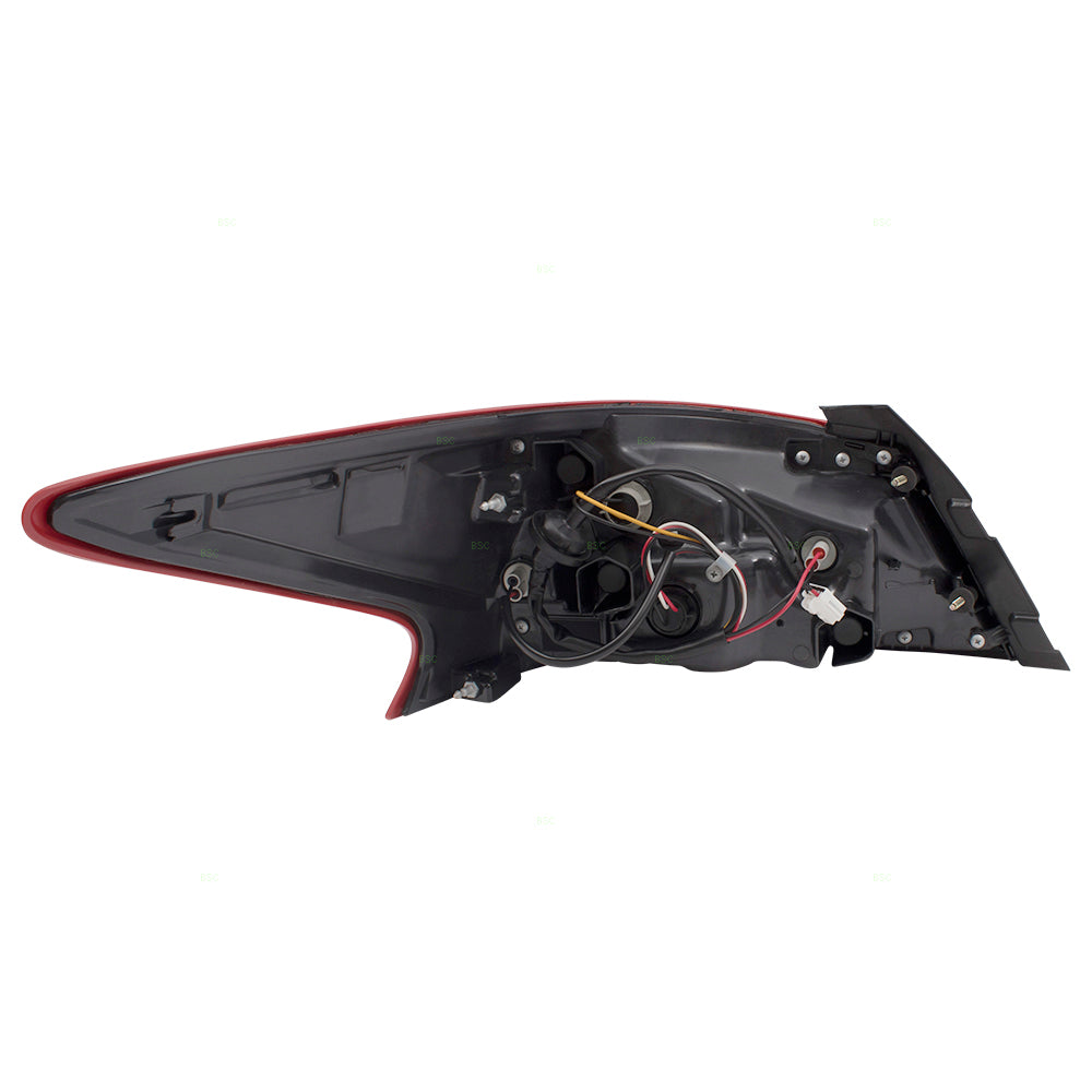 Brock Replacement Passengers Taillight Tail Lamp Quarter Panel Mounted Compatible with 16-17 Altima Sedan 265509HS0A