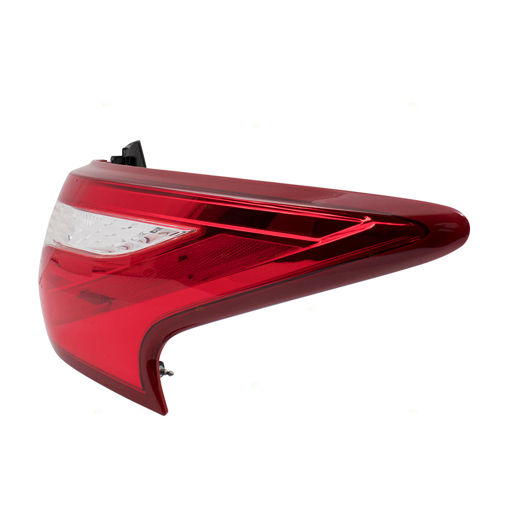 Brock Replacement Passengers Taillight Tail Lamp Quarter Panel Mounted Compatible with 16-17 Altima Sedan 265509HS0A