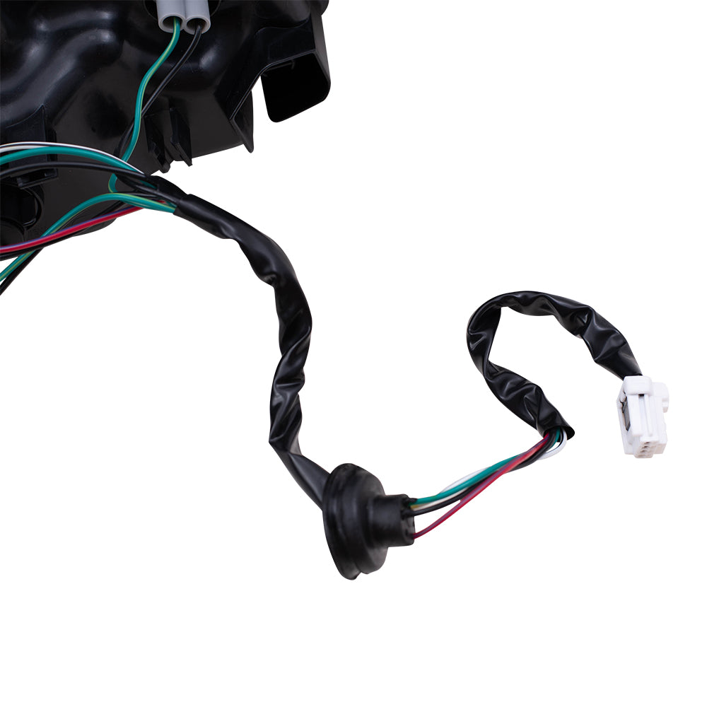 Brock Replacement Set Tail Lights Quarter Body Mounted without Smoked Lens Compatible with 2018 Altima Sedan