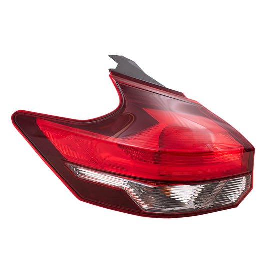 Brock Replacement Driver Tail Light Quarter Panel Mounted Lens Compatible with 2018-2020 Kicks