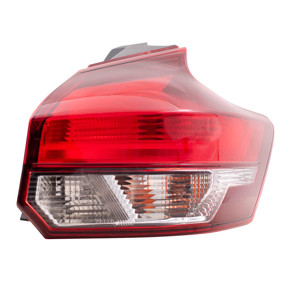 Brock Replacement Set Driver and Passenger Tail Lights Quarter Panel Mounted Lens Compatible with 2018-2020 Kicks