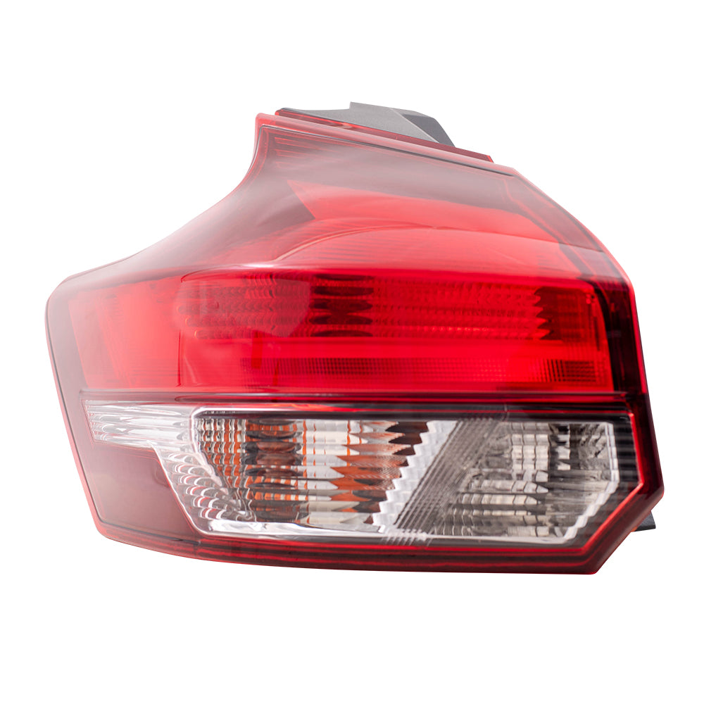 Brock Replacement Driver Tail Light Quarter Panel Mounted Lens Compatible with 2018-2020 Kicks