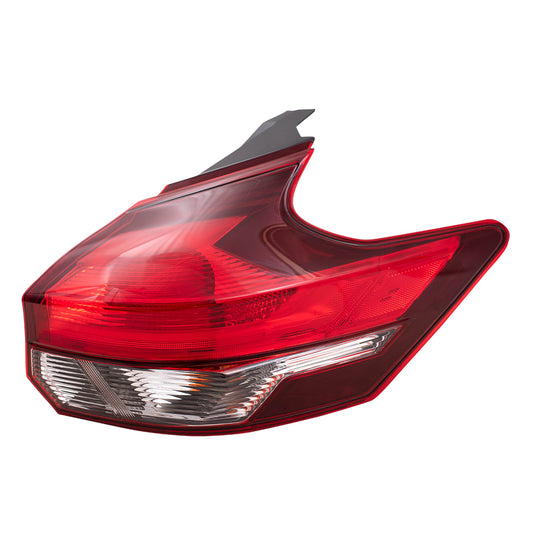 Brock Replacement Passenger Tail Light Quarter Panel Mounted Lens Compatible with 2018-2020 Kicks