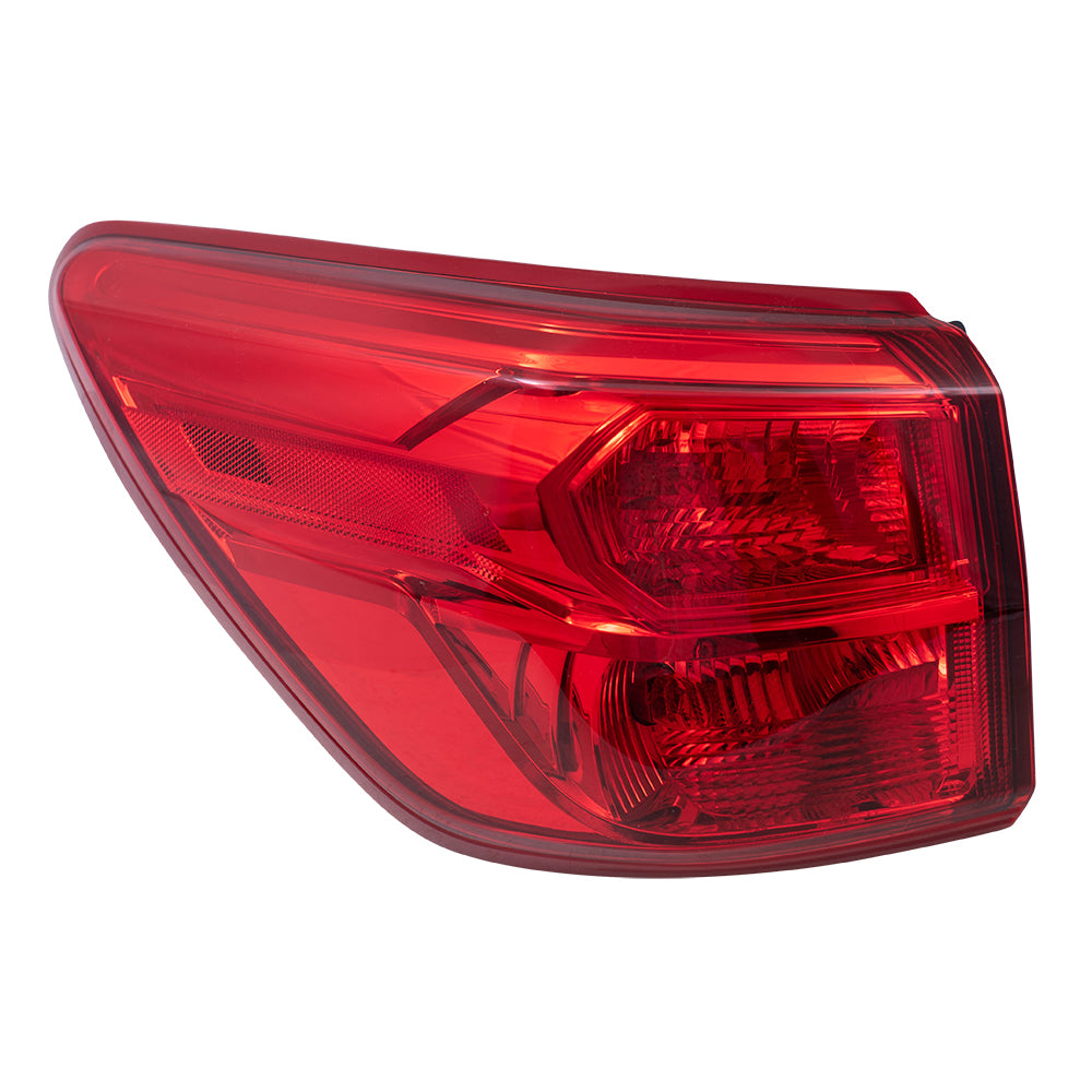 Brock Replacement Driver's Tail Light Assembly Quarter Mounted Compatible with 17-19 Pathfinder 26555-9PF0A