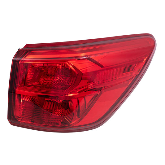 Brock Replacement Passenger's Tail Light Assembly Quarter Mounted Compatible with 17-19 Pathfinder 26550-9PF0A