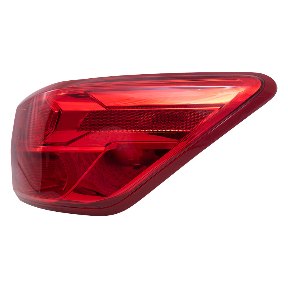 Brock Replacement Passenger's Tail Light Assembly Quarter Mounted Compatible with 17-19 Pathfinder 26550-9PF0A