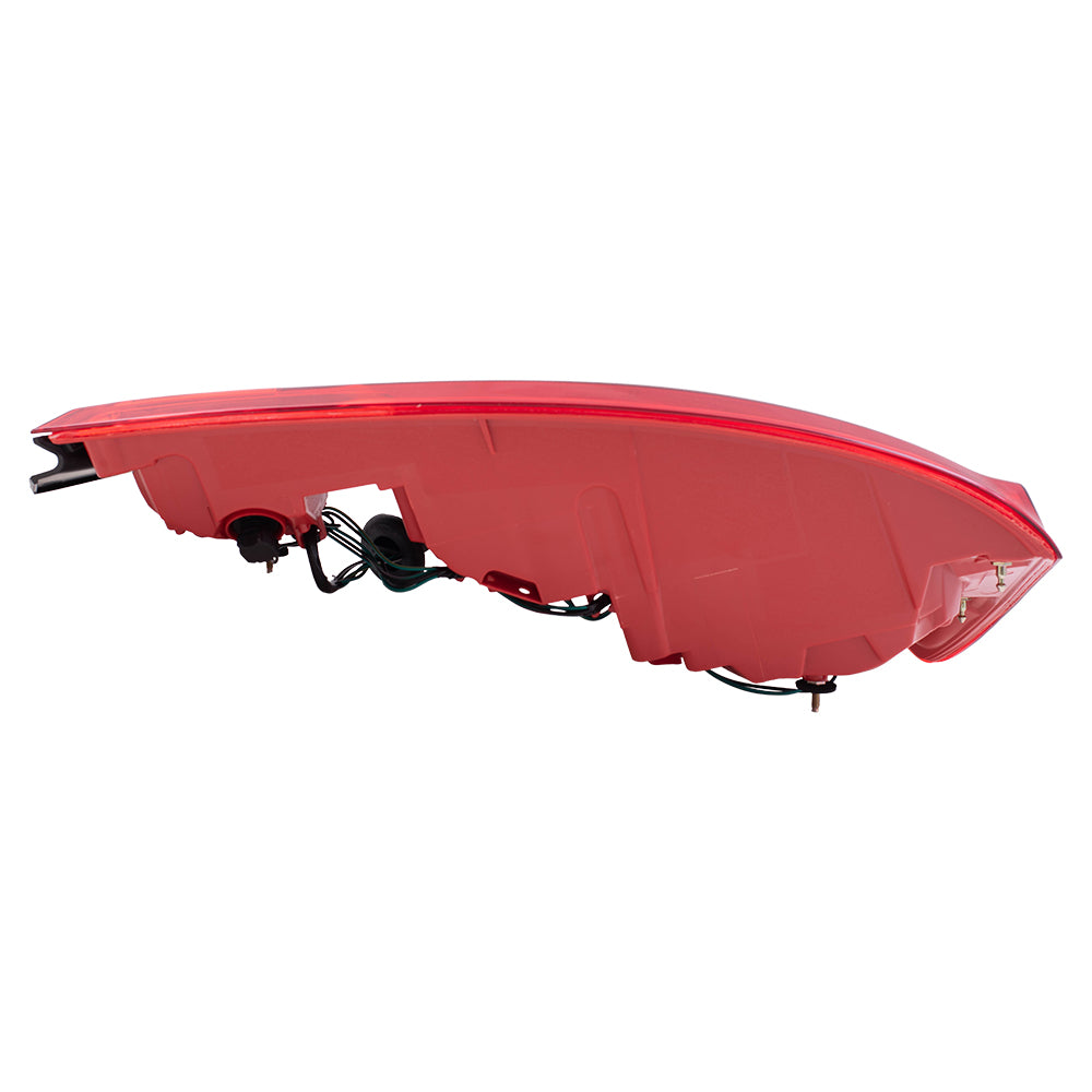 Brock Replacement Drivers and Passengers Tail Light Assemblies Compatible with 08-13 G37 Coupe 14-15 Q60 Coupe 26555-JL00B 26550-JL00B