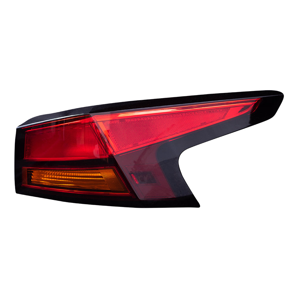 Brock Replacement Driver and Passenger Side Quarter Mounted Tail Light Assemblies Compatible with 2019-2025 Altima