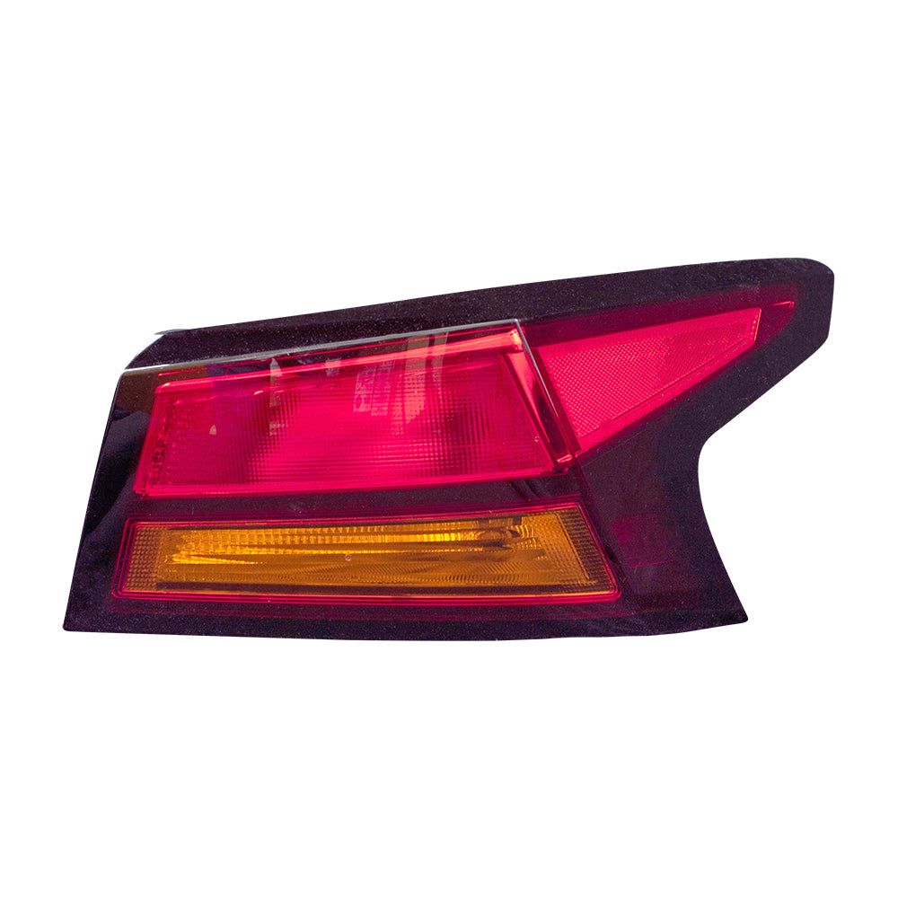 Brock Replacement Passenger Side Quarter Mounted Tail Light Assembly Compatible with 2019-2025 Altima