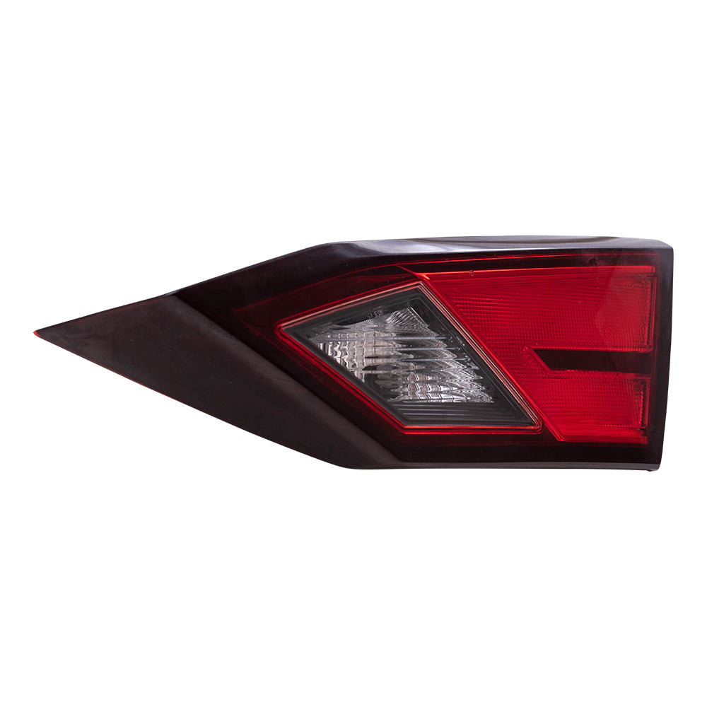 Brock Replacement Passengers Lid Mounted Tail Light Assembly Compatible with 19-23 Altima 26540-6CA0A