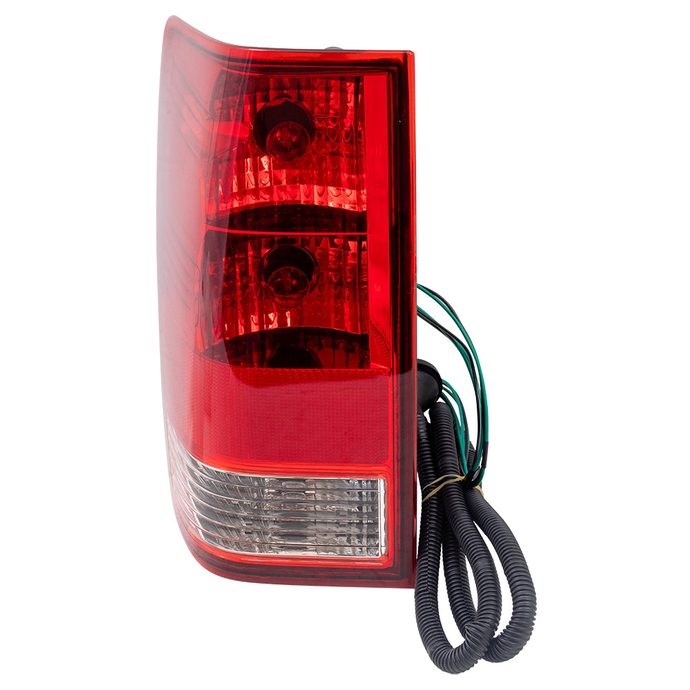 Brock Replacement Drivers Taillight Tail Lamp Compatible with 2004-2015 Titan Pickup Truck 265557S227 NI2800161