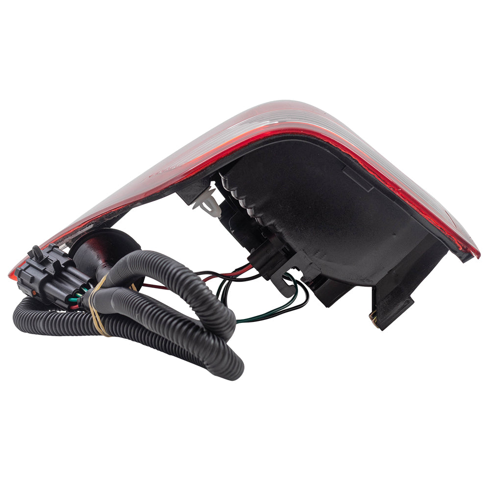 Brock Replacement Drivers Taillight Tail Lamp Compatible with 2004-2015 Titan Pickup Truck 265557S227 NI2800161