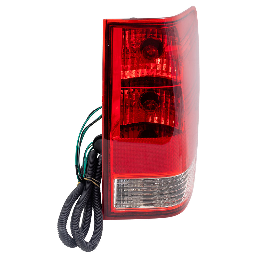 Brock Replacement Passengers Taillight Tail Lamp Compatible with 2004-2015 Titan Pickup Truck 26550ZH225