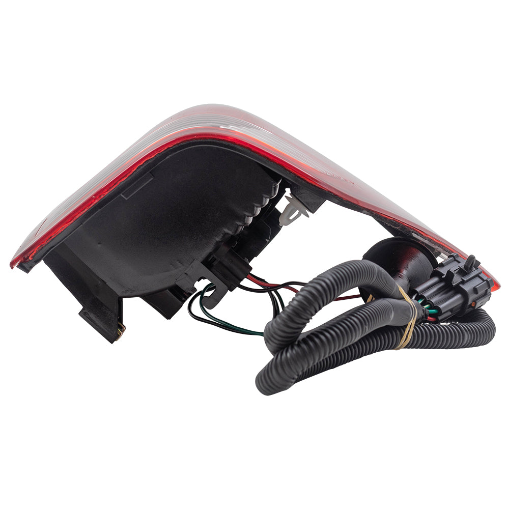 Brock Replacement Passengers Taillight Tail Lamp Compatible with 2004-2015 Titan Pickup Truck 26550ZH225