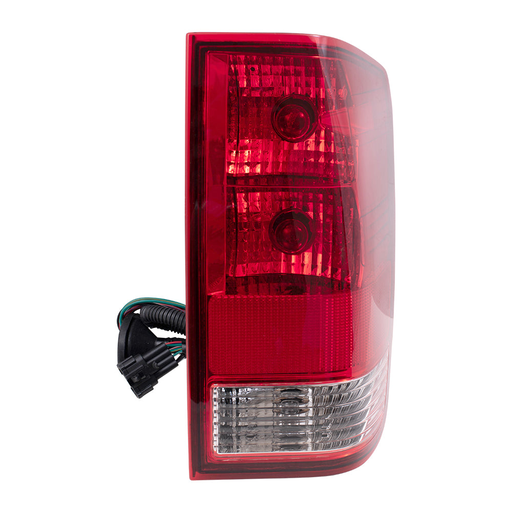 Brock Replacement Driver and Passenger Taillights Tail Lamps Compatible with 04-15 Titan Pickup Truck 265557S228 26550ZH226
