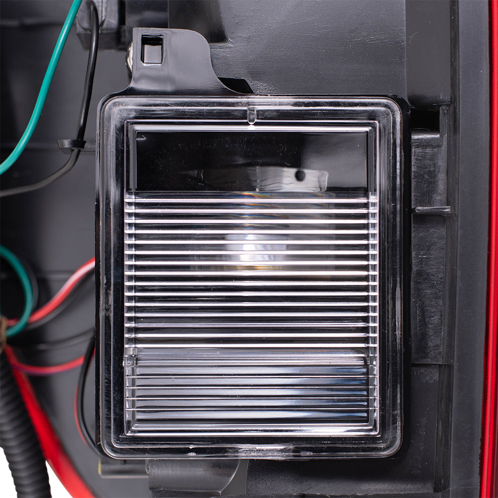 Brock Replacement Driver and Passenger Taillights Tail Lamps Compatible with 04-15 Titan Pickup Truck 265557S228 26550ZH226