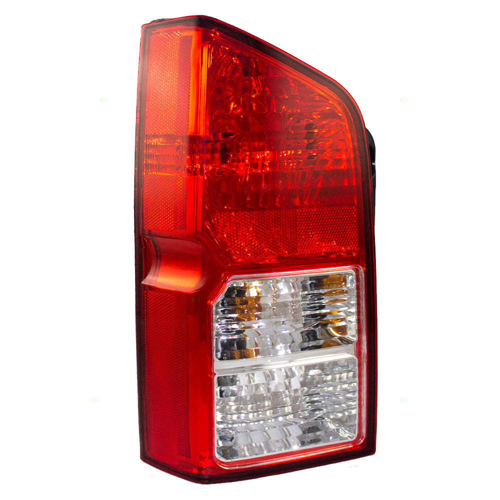 Brock Aftermarket Replacement Driver Left Tail Light Assembly Compatible with 2005-2012 Nissan Pathfinder