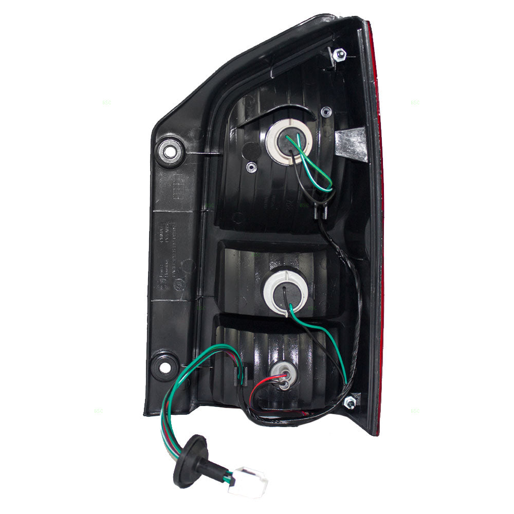 Brock Aftermarket Replacement Driver Left Tail Light Assembly Compatible with 2005-2012 Nissan Pathfinder