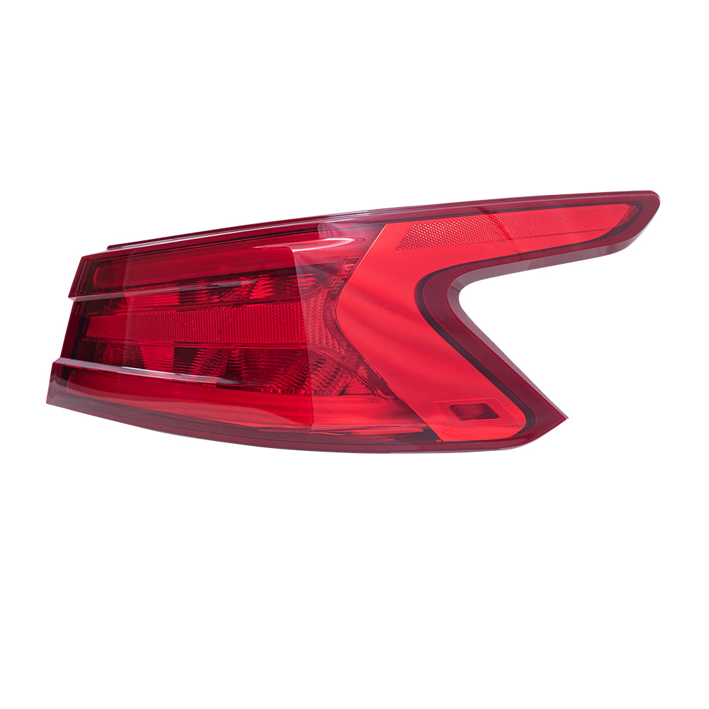 Brock Aftermarket Replacement Passenger Right Combination Tail Light Assembly Body Mounted Compatible With 2016-2018 Nissan Maxima