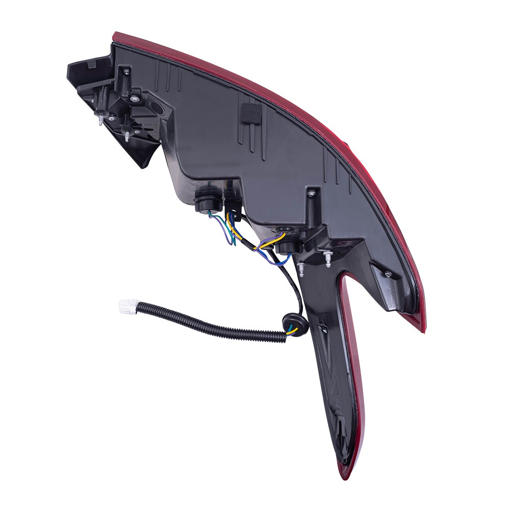 Brock Aftermarket Replacement Passenger Right Combination Tail Light Assembly Body Mounted Compatible With 2016-2018 Nissan Maxima