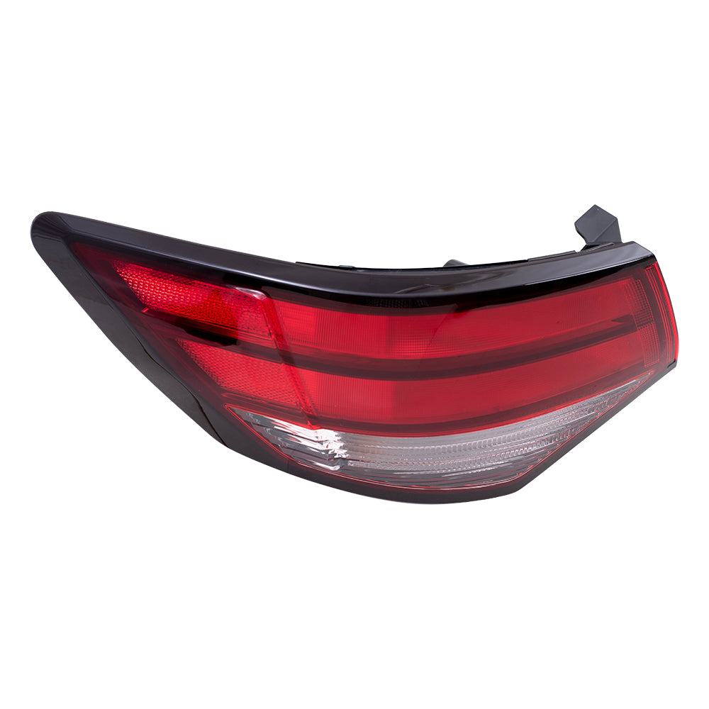 Brock Aftermarket Replacement Driver Left Tail Light Assembly Quarter Mounted Compatible with 2020 Nissan Sentra