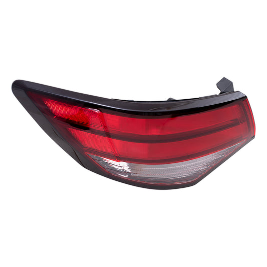 Brock Aftermarket Replacement Driver Left Tail Light Assembly Quarter Mounted Compatible with 2020-2025 Nissan Sentra