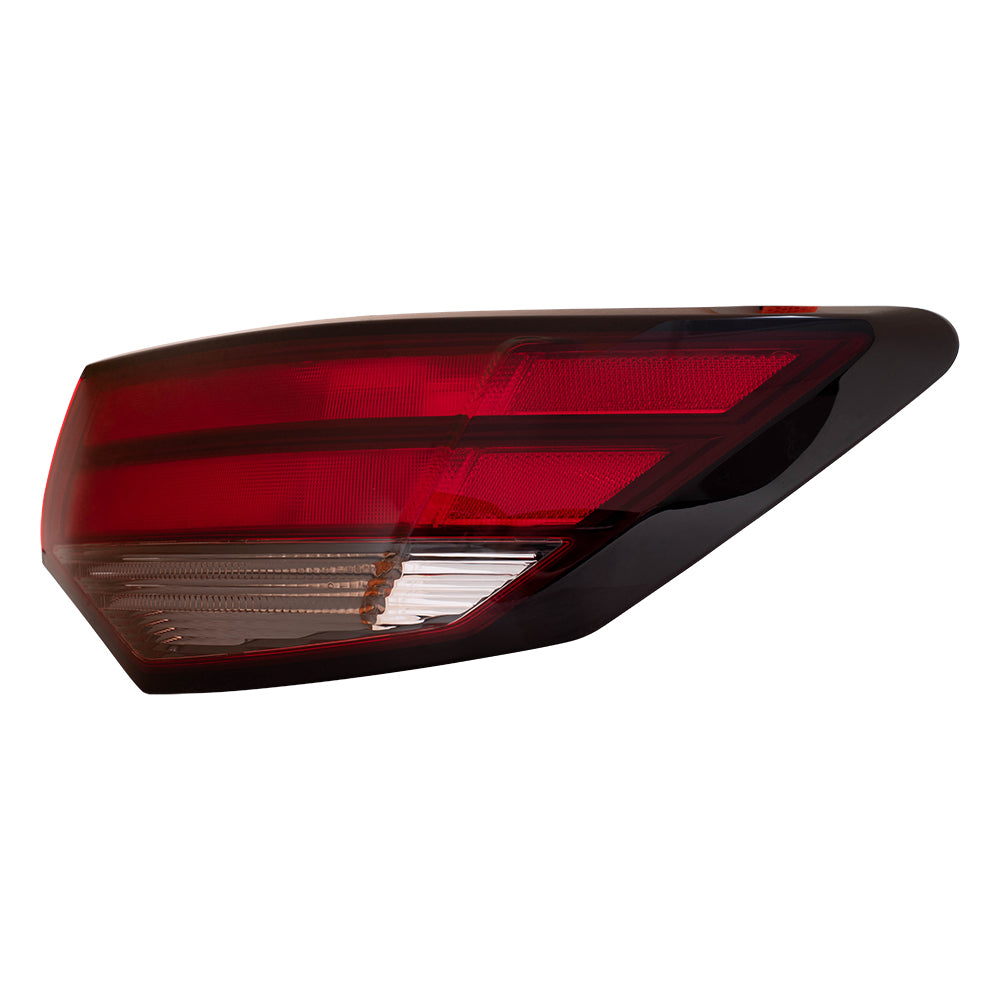 Brock Aftermarket Replacement Driver Left Passenger Right Tail Light Assembly Set Quarter Mounted Compatible with 2020-2025 Nissan Sentra