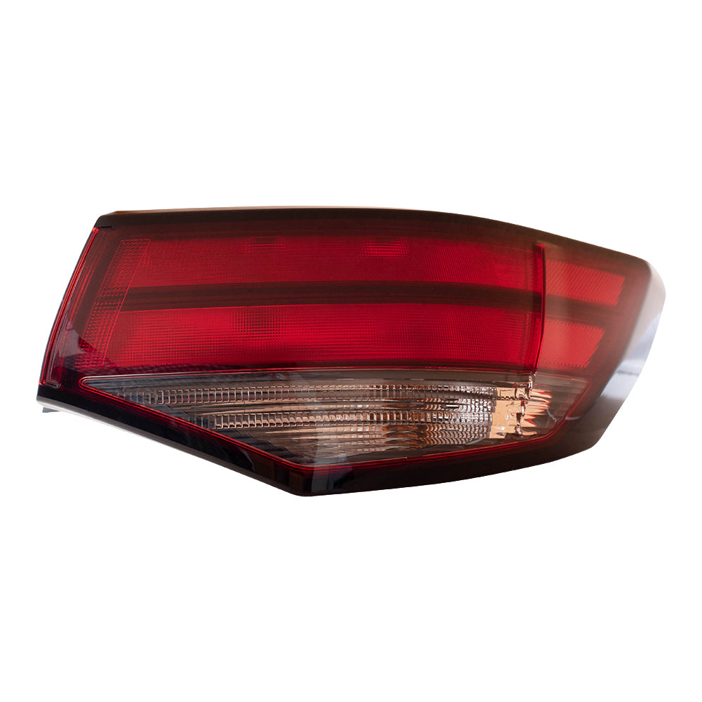 Brock Aftermarket Replacement Driver Left Passenger Right Tail Light Assembly Set Quarter Mounted Compatible with 2020-2025 Nissan Sentra