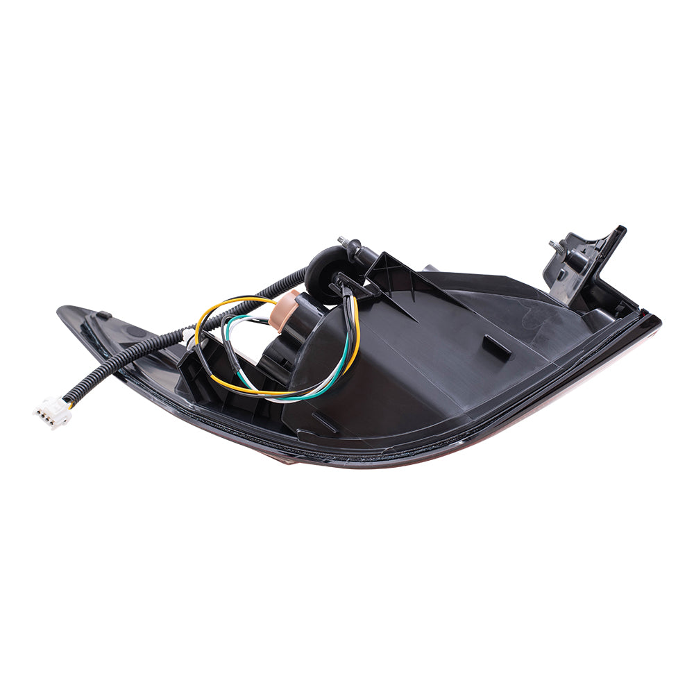 Brock Aftermarket Replacement Driver Left Passenger Right Tail Light Assembly Set Quarter Mounted Compatible with 2020-2025 Nissan Sentra