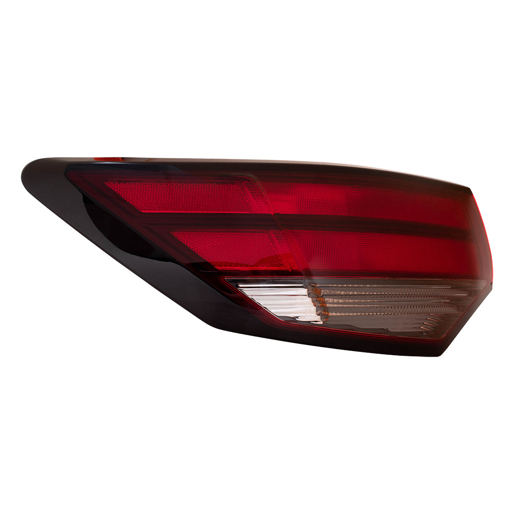 Brock Aftermarket Replacement Driver Left Tail Light Assembly Quarter Mounted Compatible with 2020-2025 Nissan Sentra